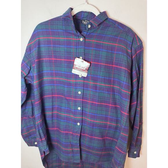 Woolrich Vintage Flannel Button Down Shirt Matching Skirt Sz M/L USA Made NWT - Picture 8 of 13